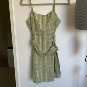 URBAN OUTFITTERS PLAID MINI DRESS